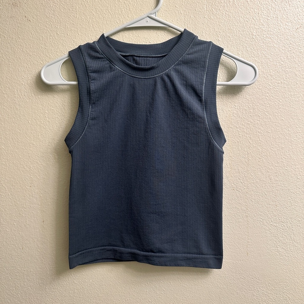 Athleta Renew Seamless Muscle Tank Size XXS Slate Blue - Picture 2 of 9